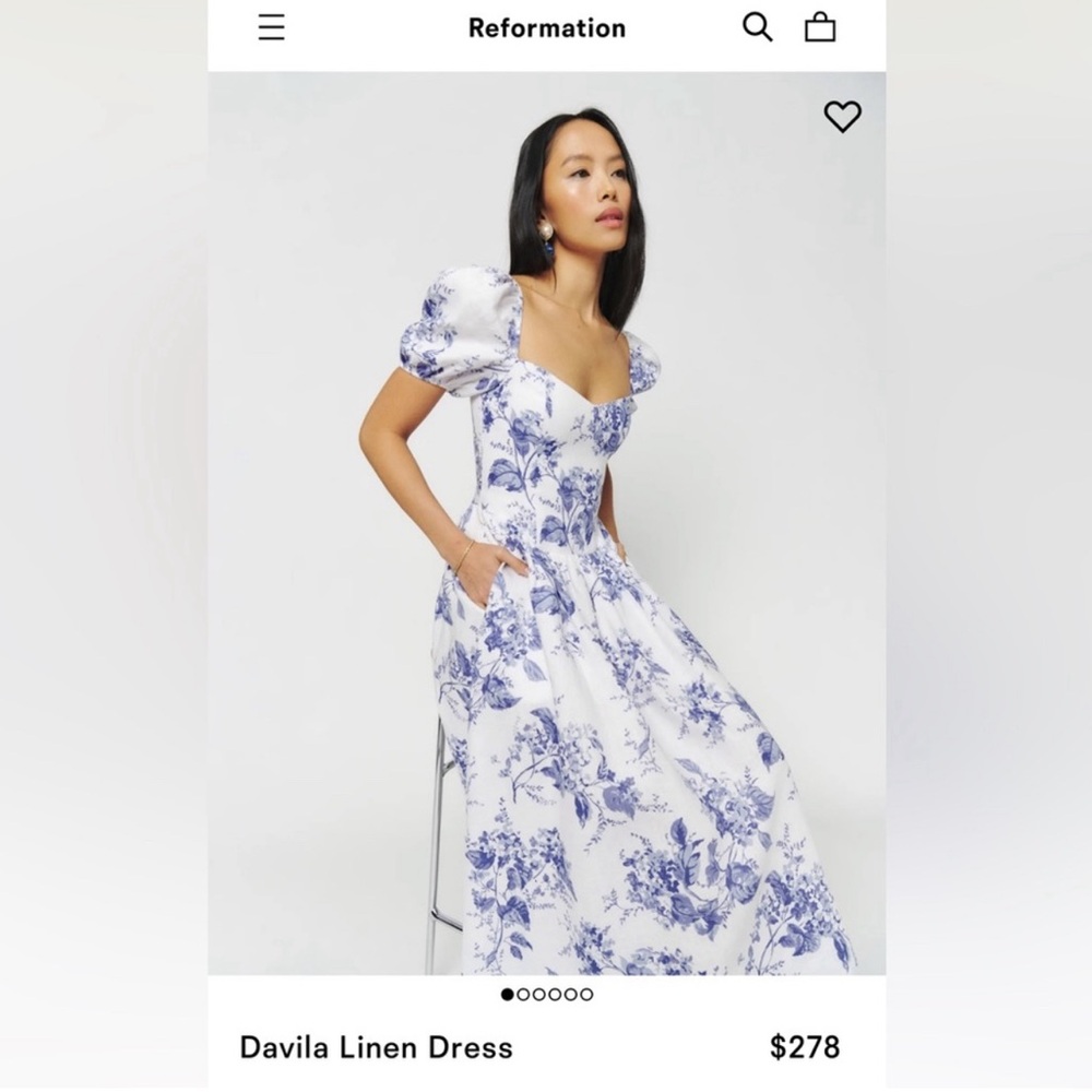Davila Linen Dress View 4